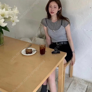 아뜰리에에디션 뷔스티에 티셔츠 차정원