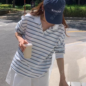 뮤렛 MURET 케일리 피케 티셔츠 오프 화이트