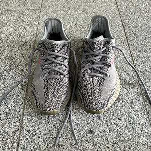 아디다스 이지부스트 350 V2 지브라 240mm
