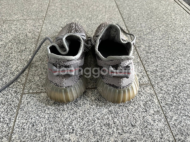 아디다스 이지부스트 350 V2 지브라 240mm--3
