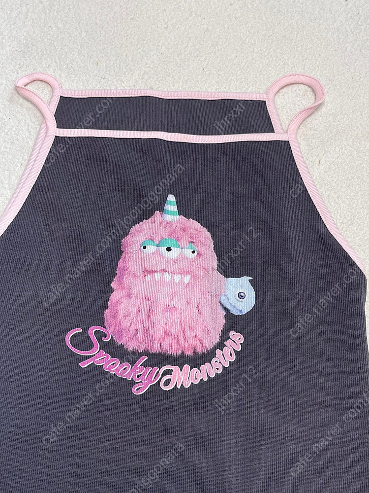 (새옷)매니모어몽 spooky monster 배색 나시티 이미지