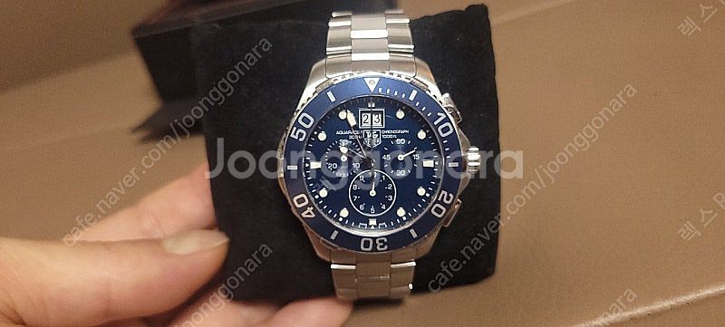 테그호이어 아쿠아레이서 청판43mm 쿼츠 크로노 정품 ...--3