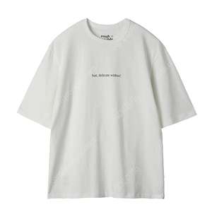 러프사이드 Origin Half T-shirt Off White 반팔