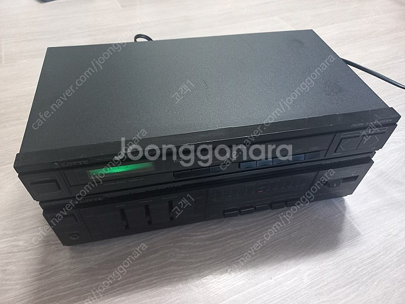 롯데 구형 튜너와 앰프 부품용--0