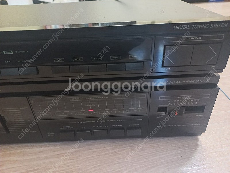롯데 구형 튜너와 앰프 부품용--3