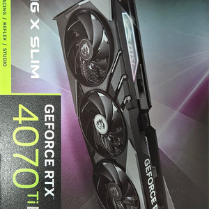 그래픽 카드 4070 TI SUPER MSI 게이밍 슬림