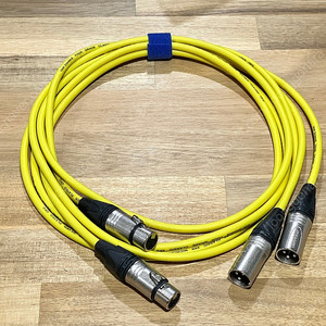 케이블 팝니다 / Van Damme 2M XLR(캐넌 암) -> XLR (캐넌 수) / 2개 1세트 9만 (택포) / 캐넌 캐논 케넌 케논 발란스 55 모니터 마이크 케이블