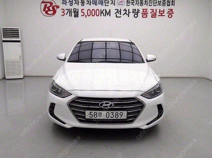 저신용중고차할부 아반떼 주행거리짧음 완무 용도변경없음--0