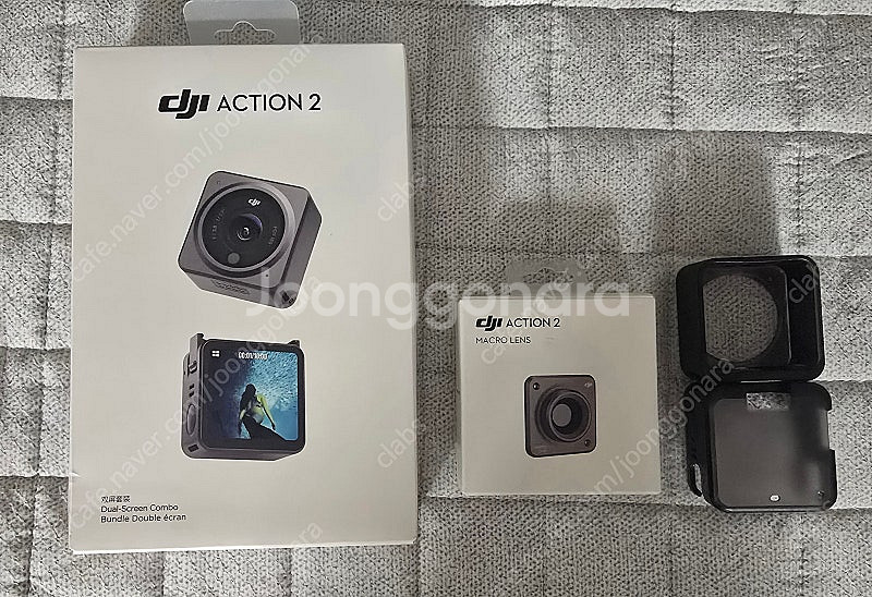 DJI action2 듀얼스크린콤보 및 정품 매크로렌즈--0