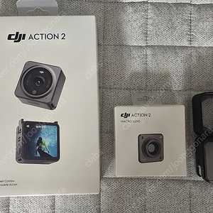 DJI action2 듀얼스크린콤보 및 정품 매크로렌즈