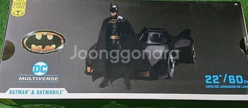 맥팔레인 배트모빌 1989 골드 버전 batmobile...--0