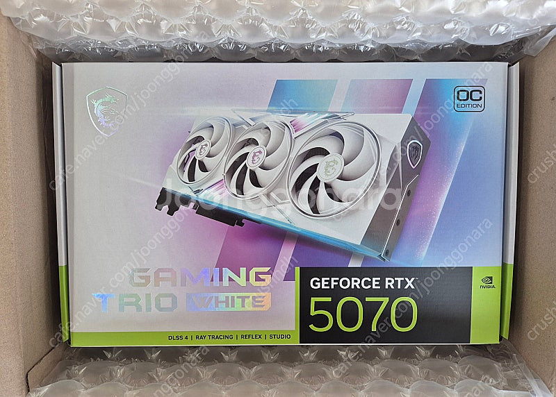 MSI 지포스 RTX 5070 게이밍 트리오 OC 화이...--0