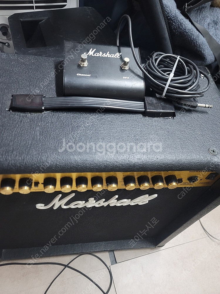 마샬 앰프 mg50dfx , 전용 풋페달 포함--1