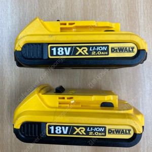디월트 18V 2.0Ah 배터리 DCB183
