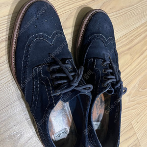 폴스미스 메인라인 dip dyed 누벅 윙팁 브로그 uk7.5(275-280)