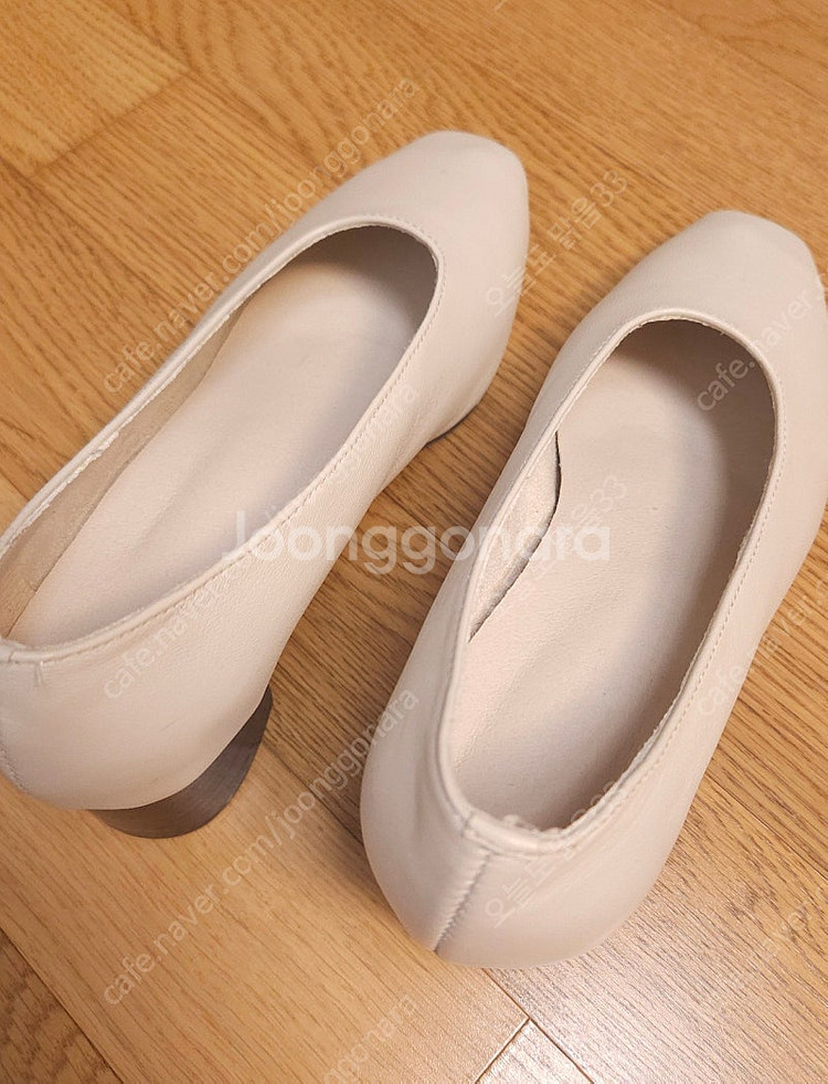 (택포) 양가죽 미들힐 스퀘어 펌프스 힐 (5cm,23...--5