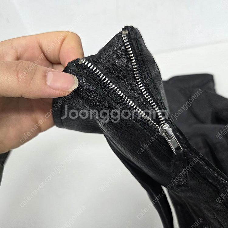 폴로 랄프로렌 매장판 신품급 사슴 가죽 남성 장갑 블랙...--5