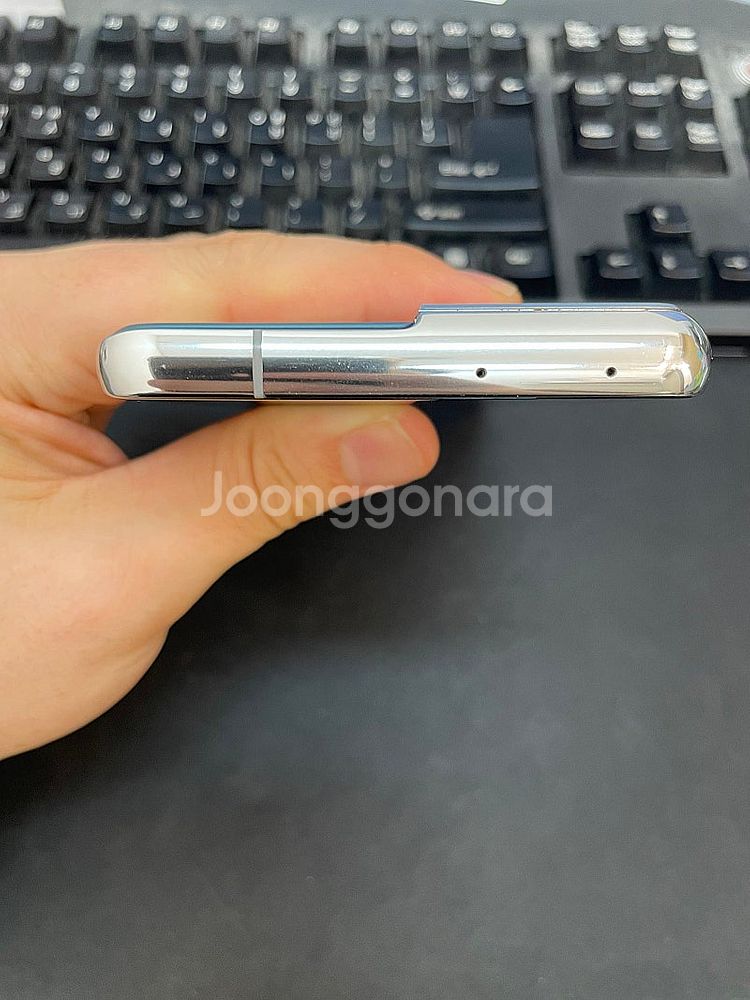 갤럭시S21울트라 256GB 실버 무잔상 상태좋은 중고...--3