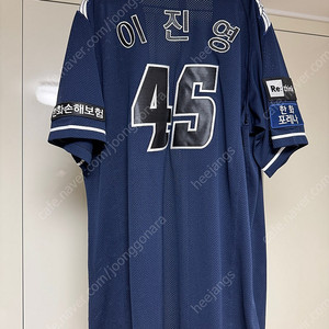 한화이글스 윙니폼 이진영 선수 마킹 선수용 윙니폼
