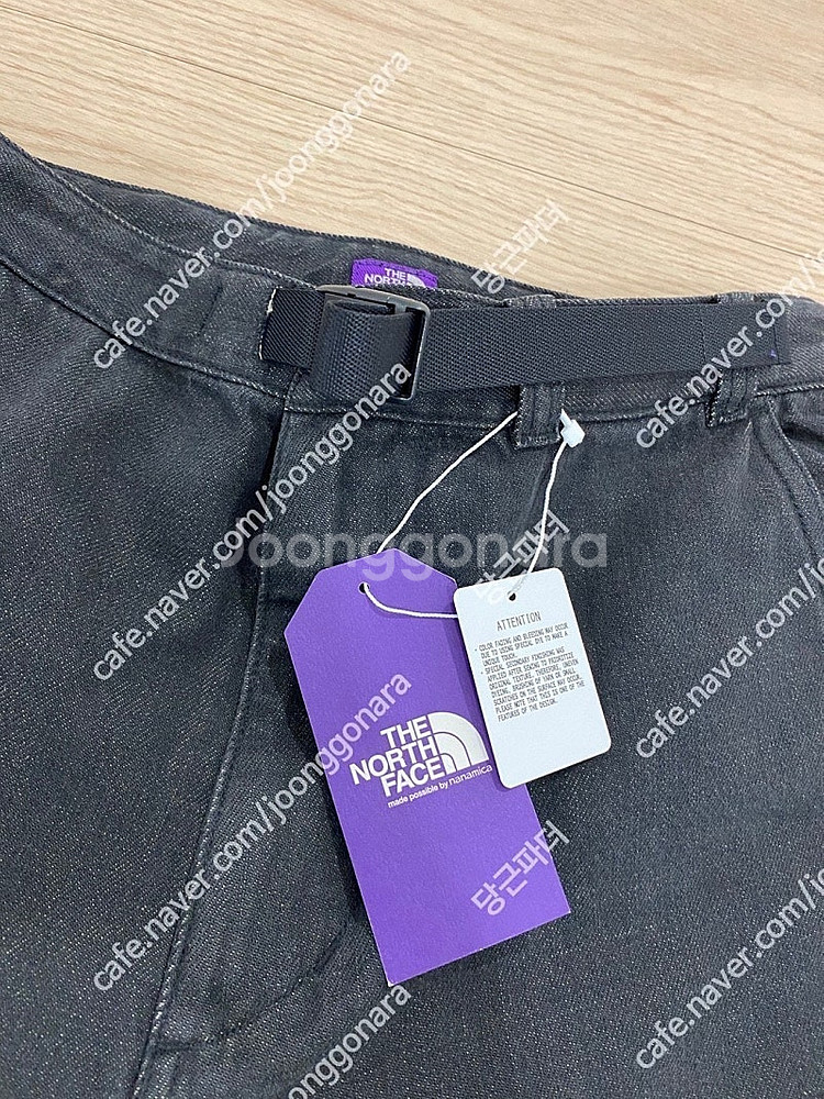 노스페이스 퍼플라벨 데님 와이드 테이퍼드 필드 팬츠 -...--2