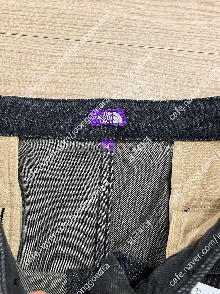 노스페이스 퍼플라벨 데님 와이드 테이퍼드 필드 팬츠 -...--4