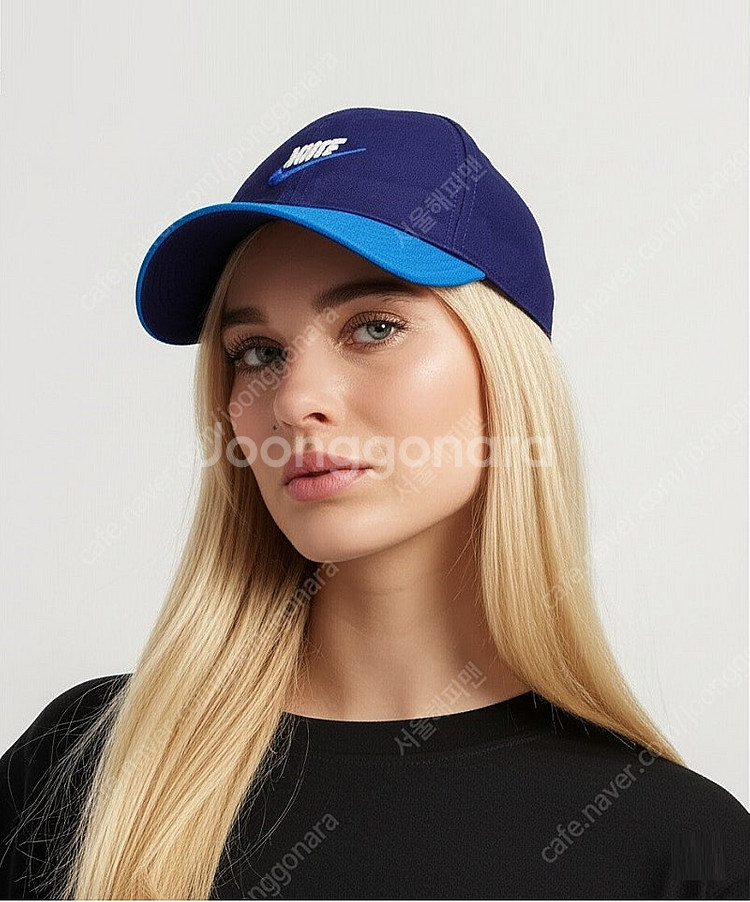 NIKE 나이키 레어 클래식 투톤 네이비/스카이블루 볼...--5