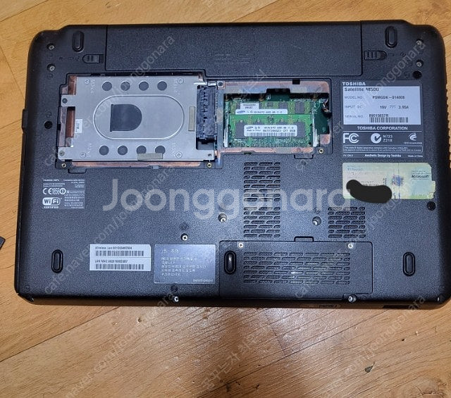 도시바 새틀라이트 m500구형 노트북--4