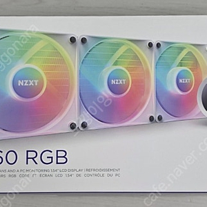 NZXT KRAKEN 360 RGB WHITE 팝니다.