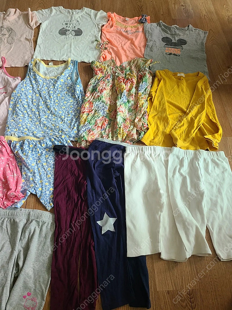여아여름옷 여아실내복 110여아옷 여아옷박스 여아옷일괄...--2