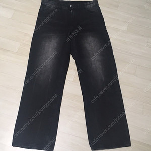 (48) 솔리드옴므 블랙 루즈핏 데님 팬츠