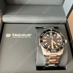태그호이어 아쿠아레이서 검판 41mm 쿼츠 판매