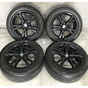 BMW F바디 17인치 블랙 휠 타이어 215/50R17