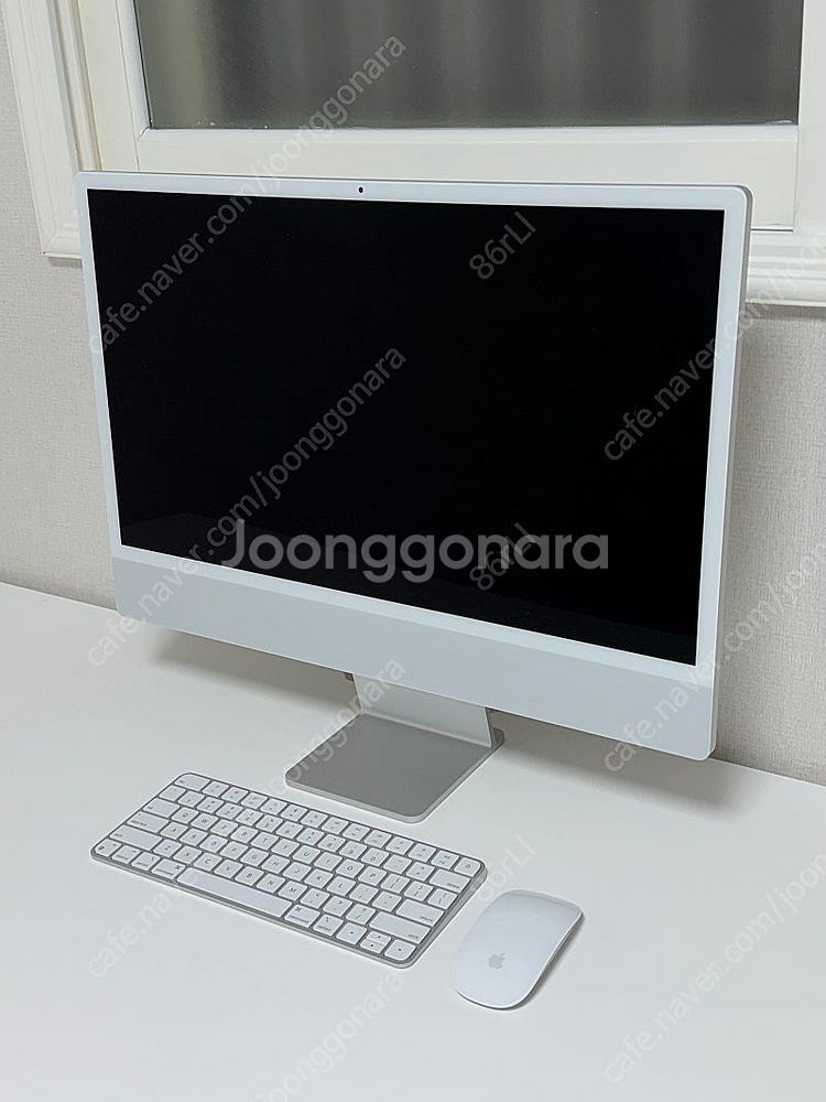 iMac 아이맥 24인치 M1 8GB 실버 판매합니다.--0