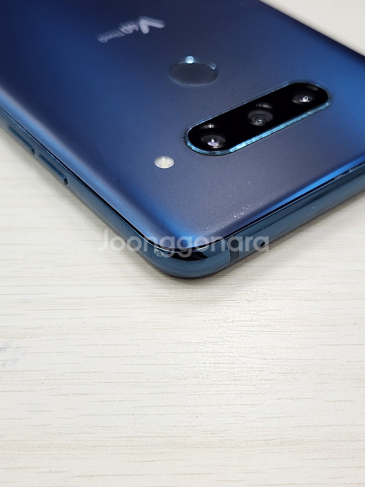 LG V40 블루색상 128용량 상태좋은 무잔상 단말기...--7
