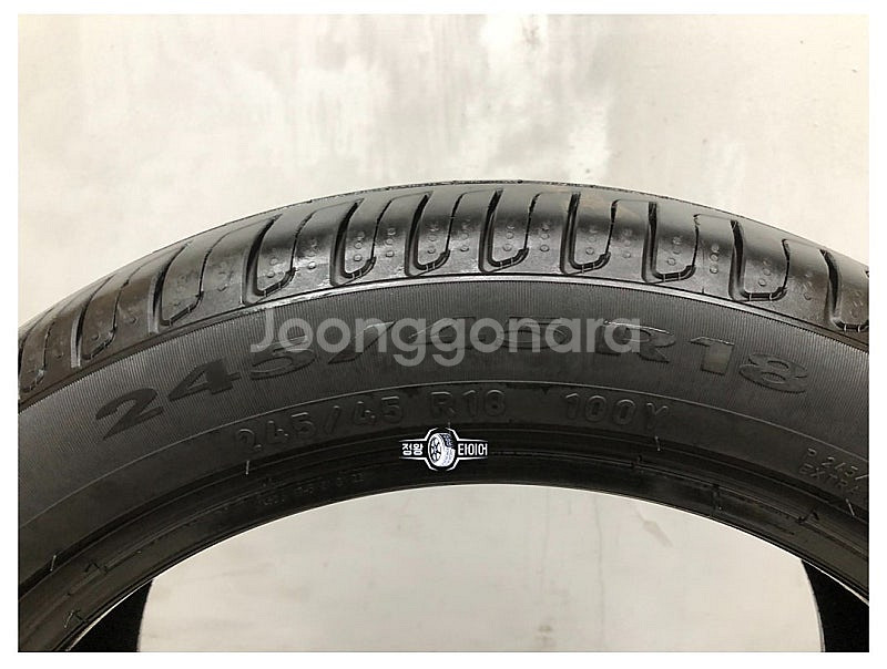 중고타이어 피렐리 신투라토 P7 245/45R18 5시...--4