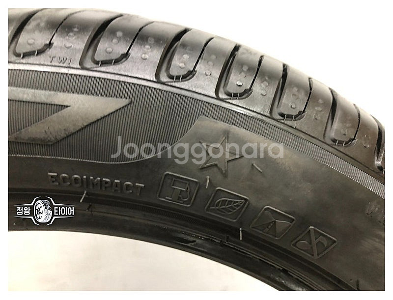 중고타이어 피렐리 신투라토 P7 245/45R18 5시...--6