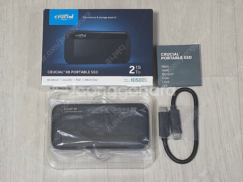 크루셜 X8 외장 SSD 2TB 판매 (마이크론 Cru...--0