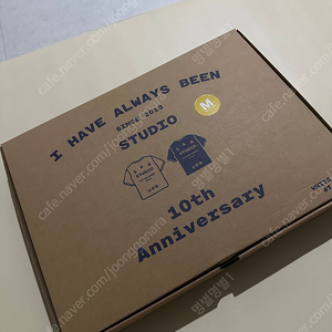 아이앱 10주년 티셔츠 새상품 M