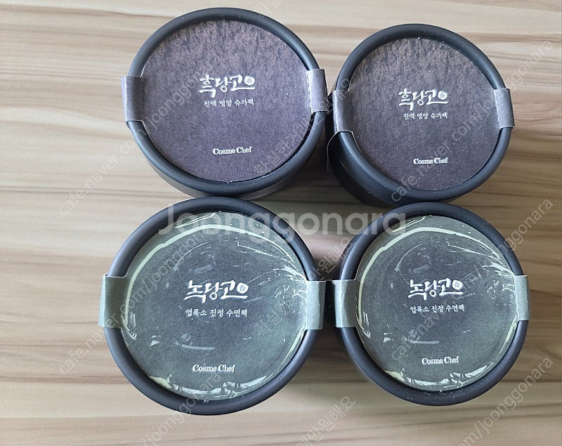 코스메쉐프흑당고슈가팩.녹당고수면팩,흑진액팩,필오프팩--0