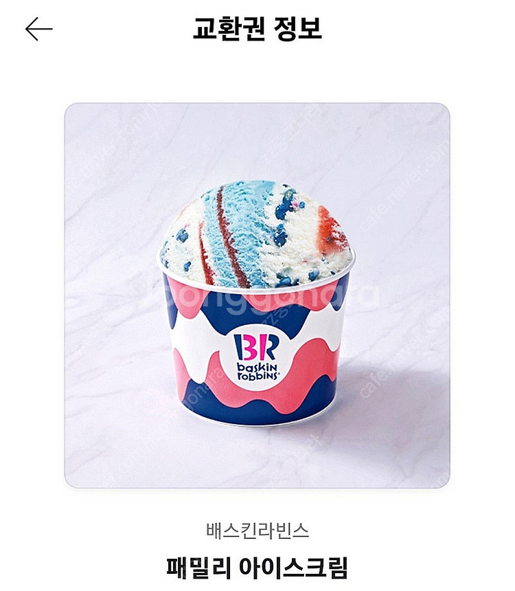 배스킨라빈스 패밀리 아이스크림 오늘까지. 20500원--0