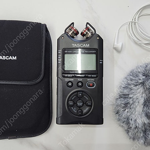 DR-40X TASCAM 타스캠 휴대용 녹음기 레코더 (유튜버용)
