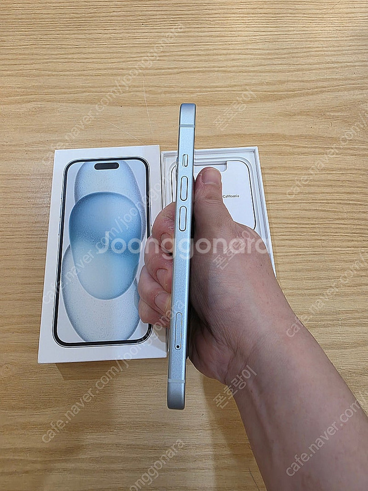 아이폰15블루128gb 자급제단순개봉미사용판매합니다--5