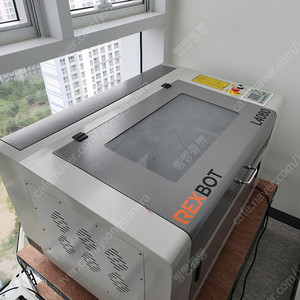 레이저커팅기 4060 렉스봇 50w dsp패널 +냉각칠러
