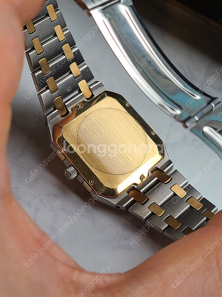 [정품] 오데마피게 스퀘어 로얄오크 점보 차콜 그레이 다이얼 콤비 소장품 (Audemars Piguet Square...--9