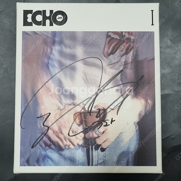 (친필 싸인) BTS JIN 방탄소년단 진 ECHO 사...--0