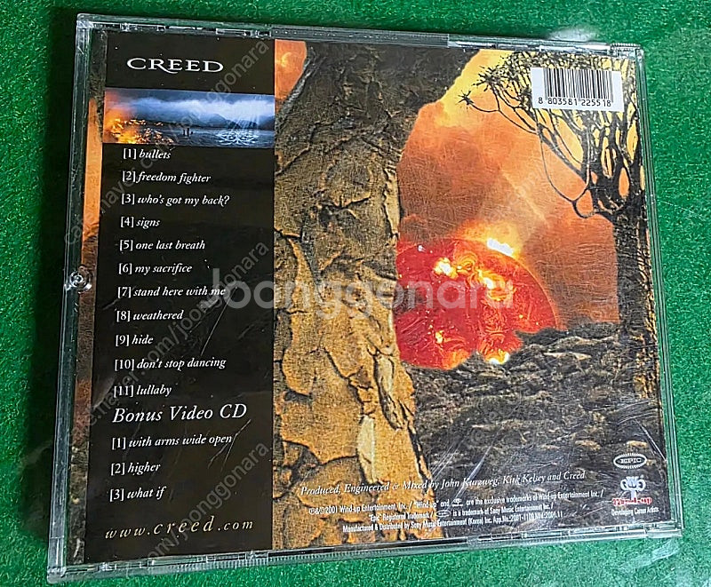 크리드(CREED) 밴드 'Weatherd'앨범 2CD...--1