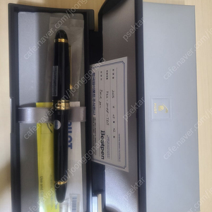 파이롯트 커스텀 823 블랙투명 F촉
