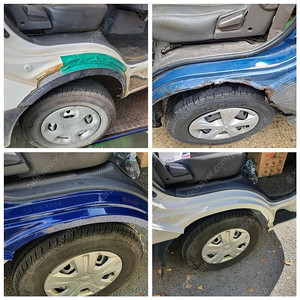 화물차 적재함문짝 적재함날개 휀다커버 수리