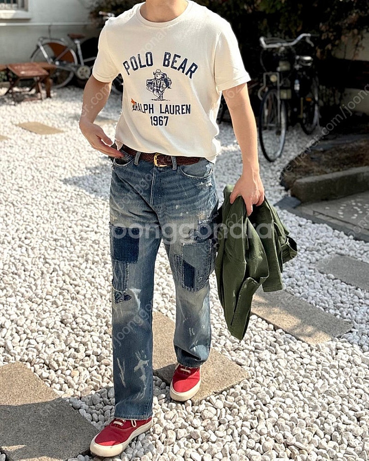 폴로 랄프로렌 폴로 베어 반팔 티셔츠--0