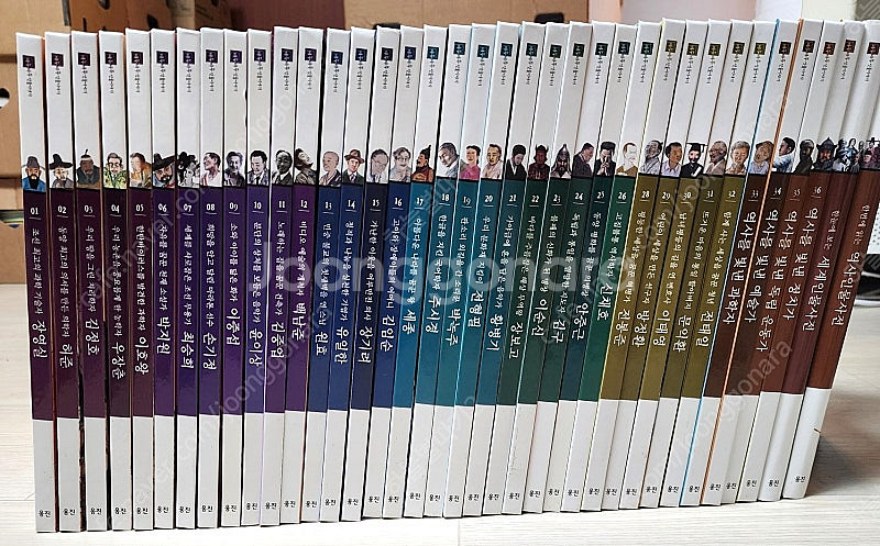 웅진 바투바투 인물이야기 한국편+세계편 68권--0